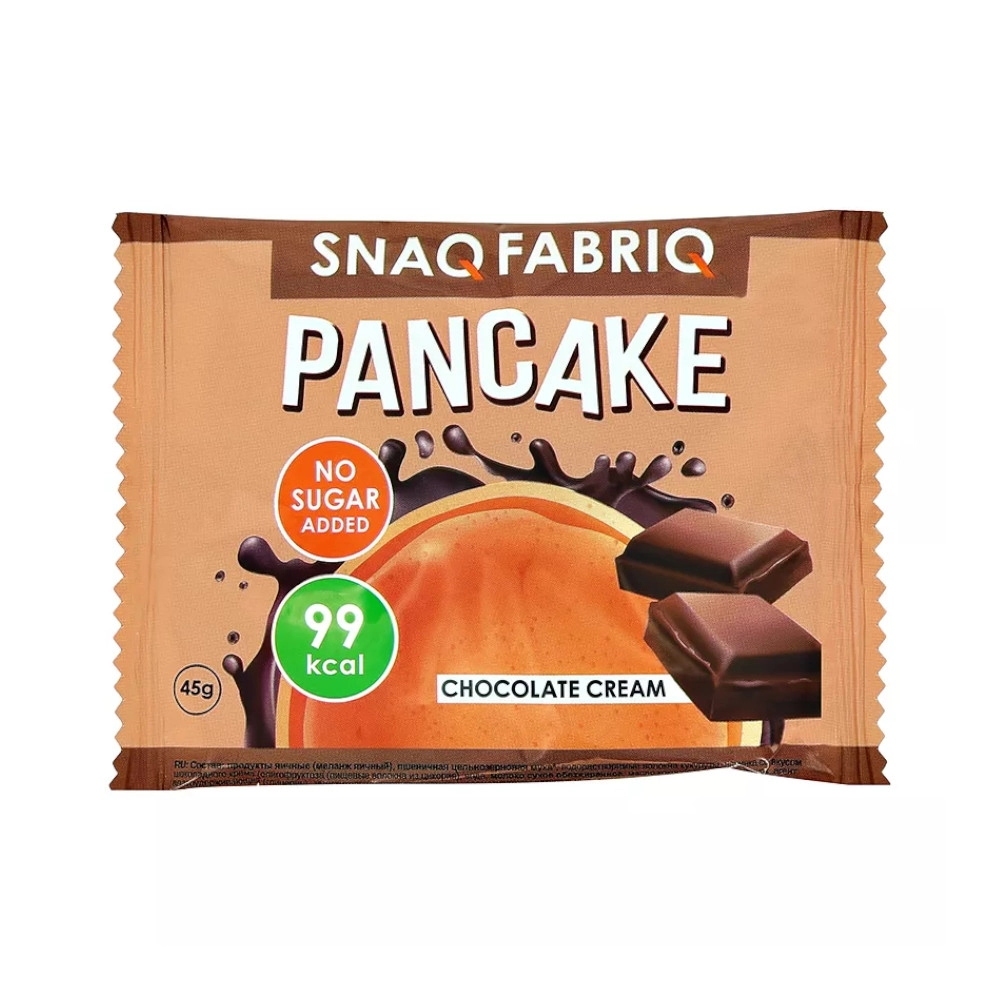 изображение Панкейк Снек Фабрик 45г без сахара нежный шоколад от интернет-аптеки ФАРМЭКОНОМ