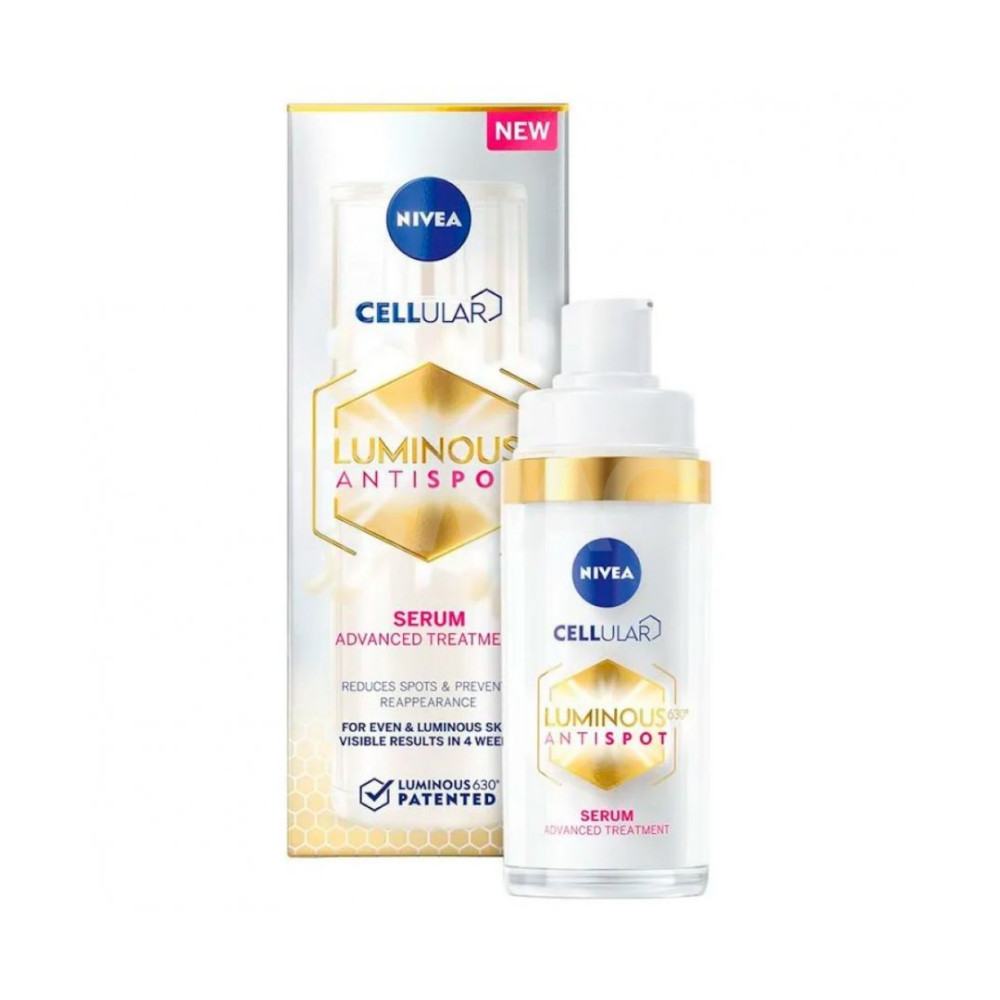 Купить Сыворотка для лица Nivea Cellular Luminous630 Против пигментации  30мл по цене 2 110.55 Р в Иркутске в аптеке ФАРМЭКОНОМ.