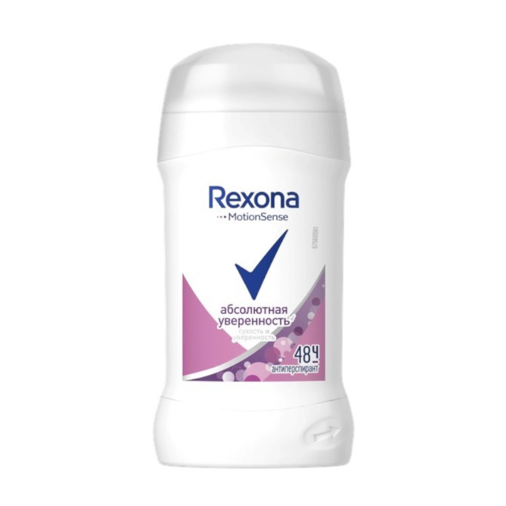 изображение Дезодорант-антиперспирант стик Rexona Абсолютная уверенность 40мл от интернет-аптеки ФАРМЭКОНОМ