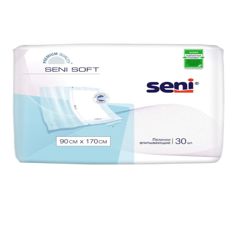 Пеленки Seni Soft размер 90x170см 30шт купить в аптеке ФАРМЭКОНОМ