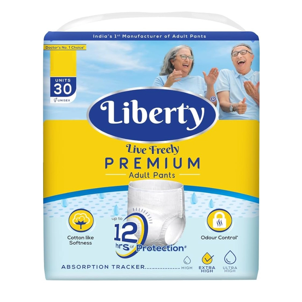 Подгузники-трусики для взрослых Liberty Premium 30шт купить в аптеке ФАРМЭКОНОМ