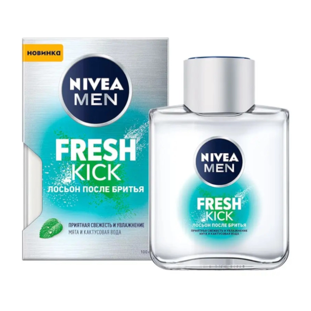 изображение Лосьон NIVEA For Men после бритья Fresh Kick 100мл от интернет-аптеки ФАРМЭКОНОМ