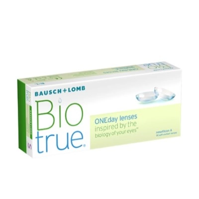 Контактные линзы Bausch&Lomb Biotrue ONEday (30шт) купить в аптеке ФАРМЭКОНОМ
