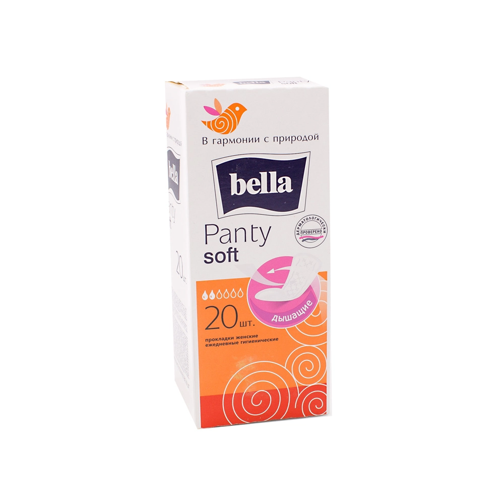 изображение Прокладки ежедн. BELLA Panty Soft №20 от интернет-аптеки ФАРМЭКОНОМ