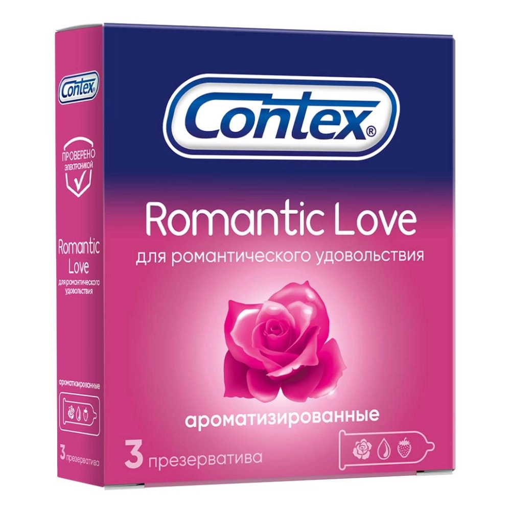 изображение Презервативы CONTEX N3 Romanticароматизированные от интернет-аптеки ФАРМЭКОНОМ