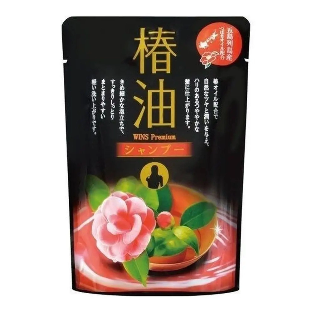 изображение Шампунь Nihon Wins Premium Camellia Oil Восстанавливающий мягкая упаковка 400мл от интернет-аптеки ФАРМЭКОНОМ
