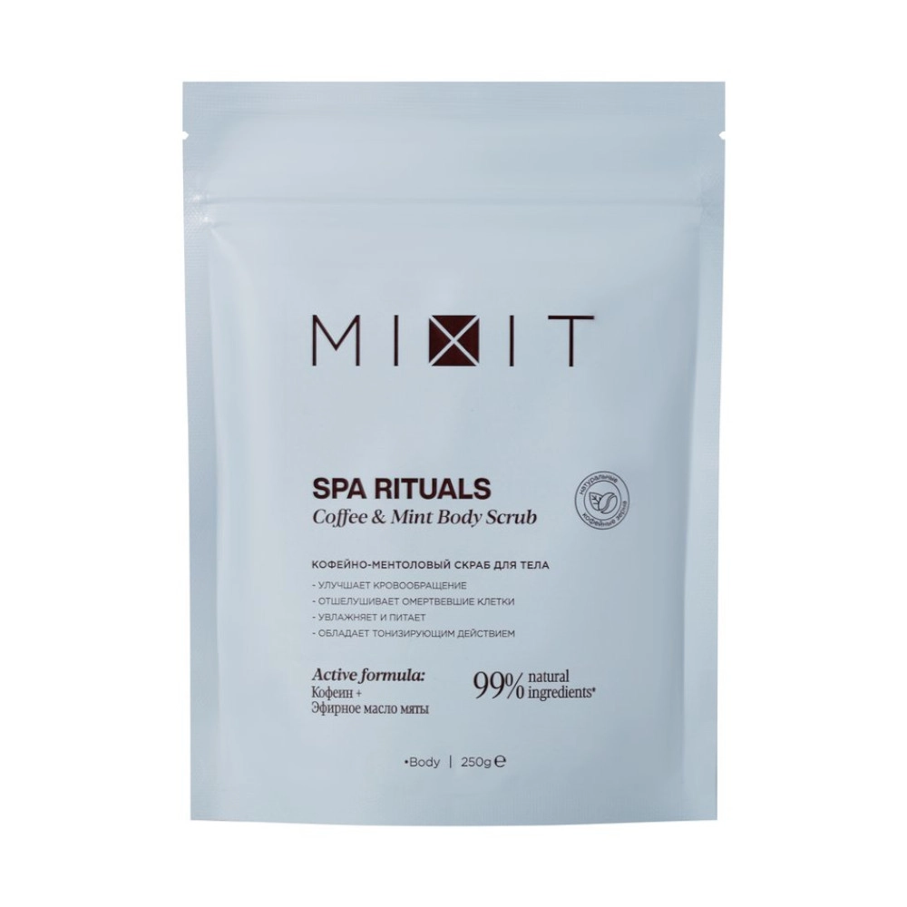 изображение Скраб MIXIT SPA RITUALS Кофейно-ментоловый 250мл от интернет-аптеки ФАРМЭКОНОМ