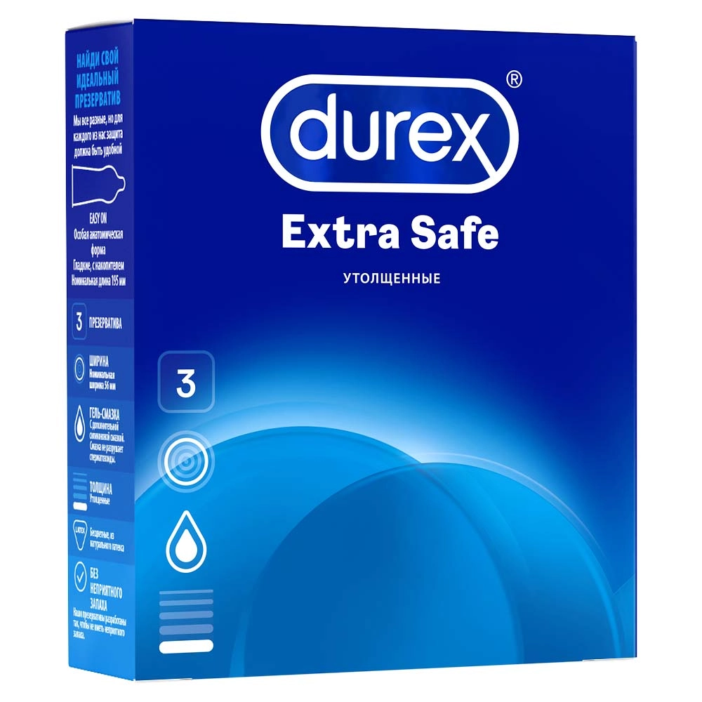 изображение Презервативы Durex N3 Extra Safe от интернет-аптеки ФАРМЭКОНОМ