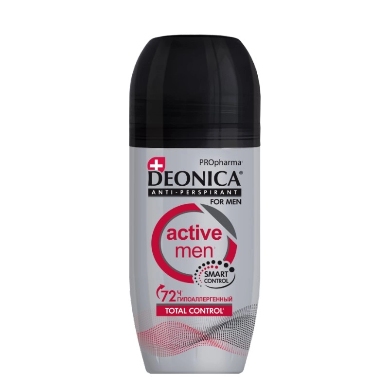 изображение DEONICA For men PROpharma Active антиперспирант ролик 72часа 50мл от интернет-аптеки ФАРМЭКОНОМ