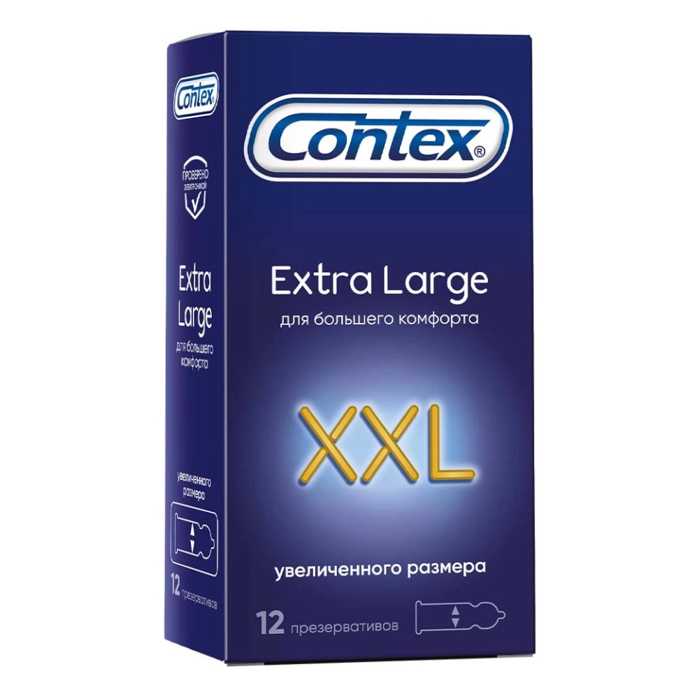 изображение Презервативы CONTEX N12 Extra Large от интернет-аптеки ФАРМЭКОНОМ