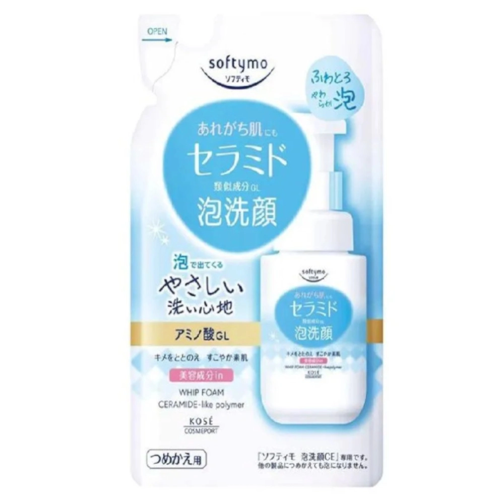 изображение KOSE Softymo Foaming Face Wash Пенка для умывания Ceramide 130мл от интернет-аптеки ФАРМЭКОНОМ