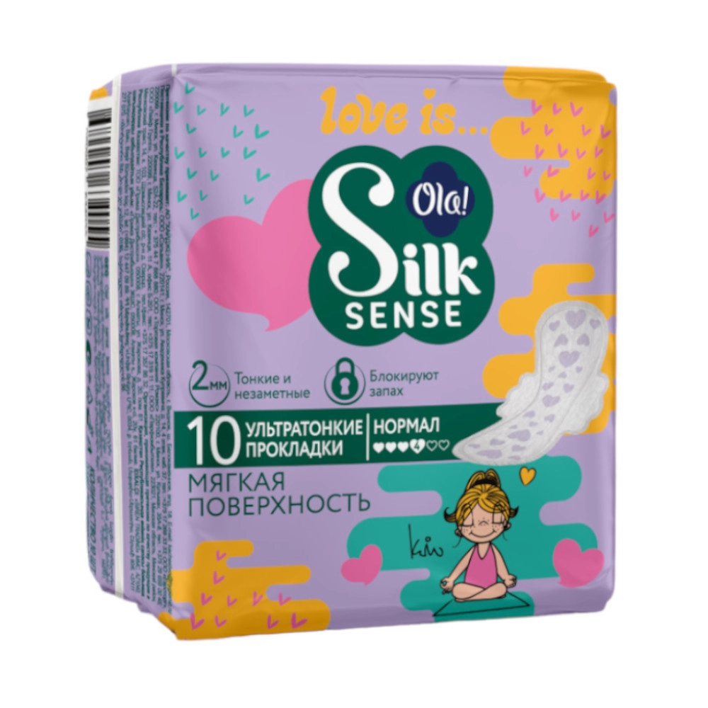 изображение Прокладки критич. Ola! SILK SENSE Teens ULTRA NORMAL №10 ультратонк. мягк. пов-ть от интернет-аптеки ФАРМЭКОНОМ