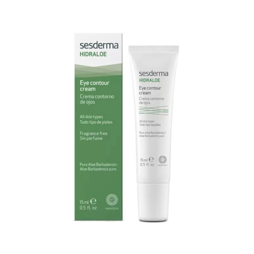 изображение Крем-контур Sesderma Hidraloe увлажняющий для зоны вокруг глаз 15мл от интернет-аптеки ФАРМЭКОНОМ