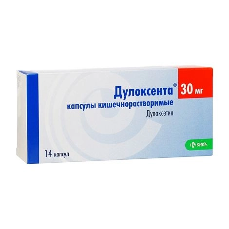 изображение Дулоксента капс.киш.раств. 30мг N14 вн от интернет-аптеки ФАРМЭКОНОМ