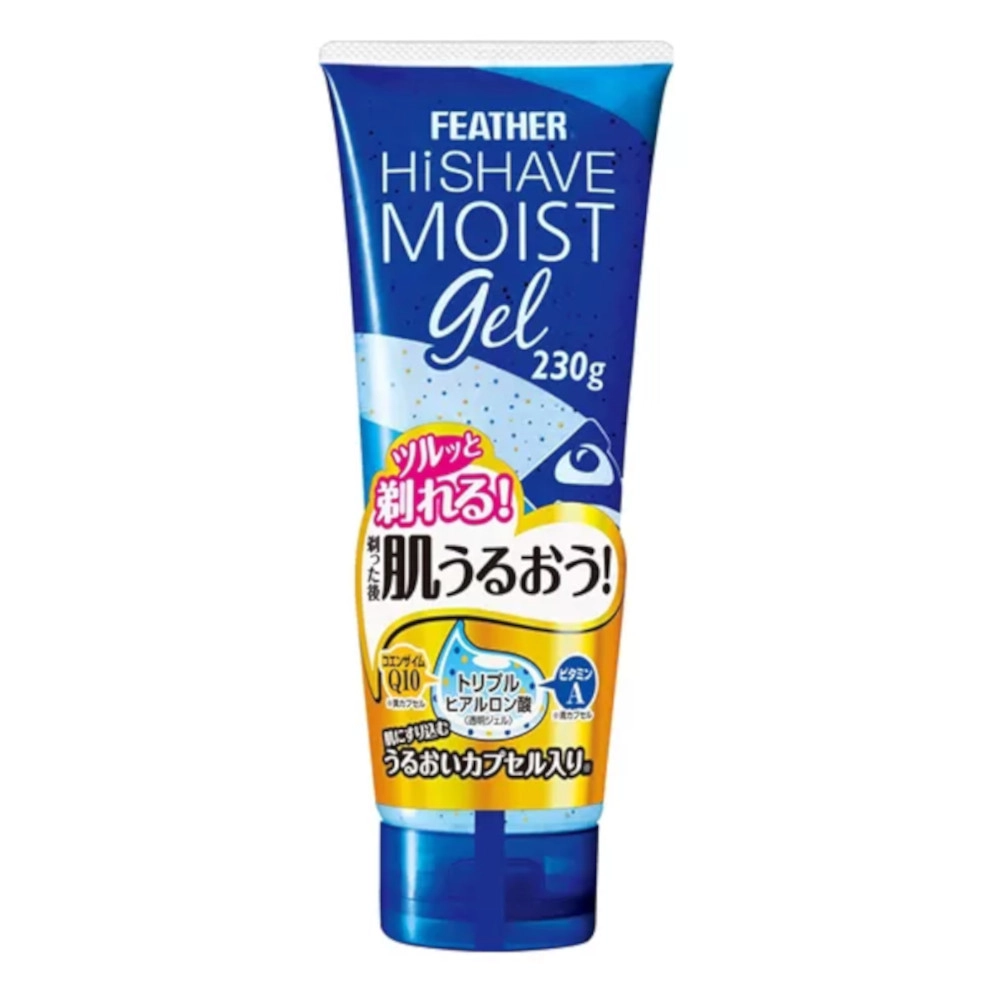 изображение Гель для бритья Feather HiShave Moist Gel морской 230мл от интернет-аптеки ФАРМЭКОНОМ