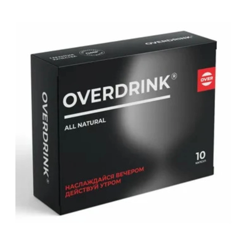 изображение OVERDRINK 10 капсул от интернет-аптеки ФАРМЭКОНОМ