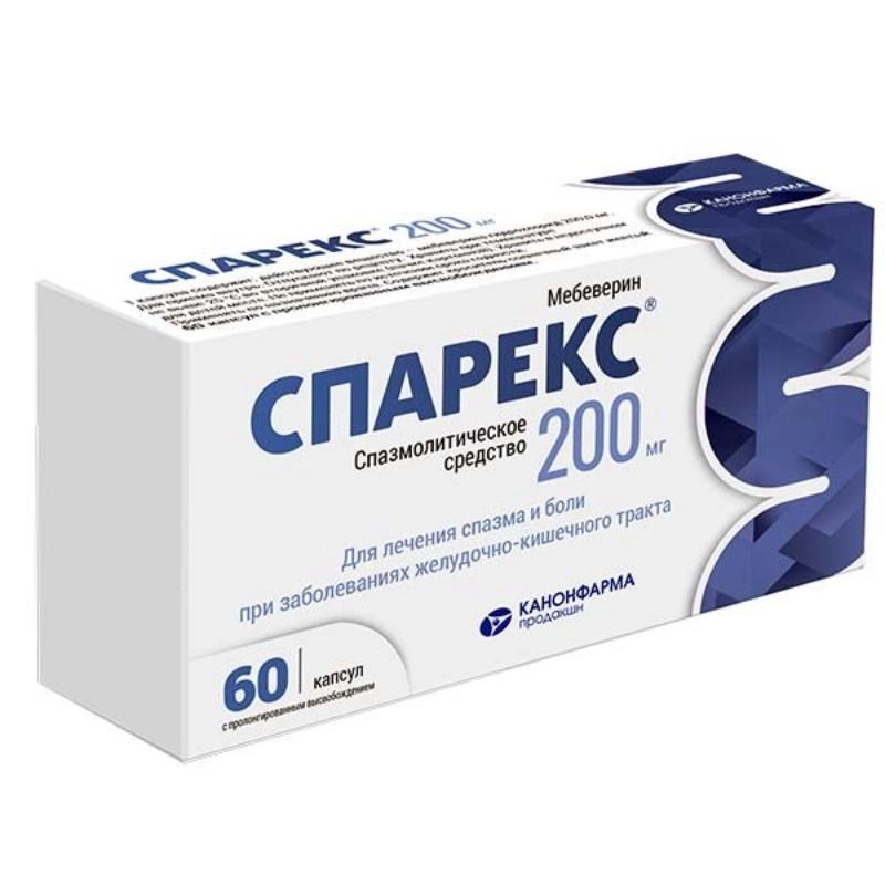 изображение Спарекс капс.пролог.высв. 200мг N60 вн от интернет-аптеки ФАРМЭКОНОМ