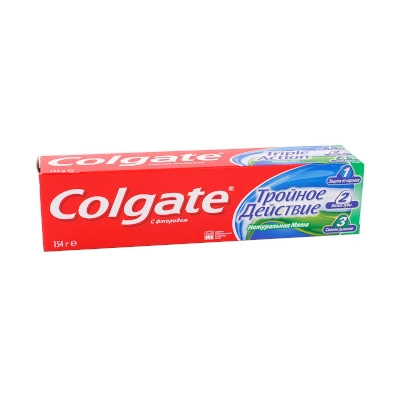 изображение Паста зубн. Colgate 100мл Тройное действие от интернет-аптеки ФАРМЭКОНОМ