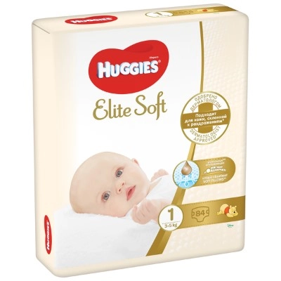 изображение Подгузники Хаггис Elite Soft 3-5кг N84 от интернет-аптеки ФАРМЭКОНОМ