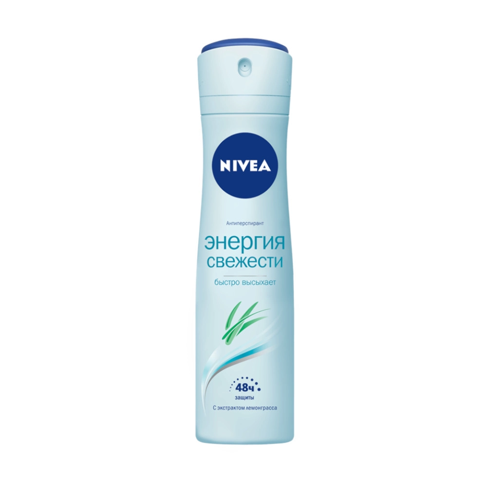 изображение Антиперспирант Nivea Энергия свежести спрей 150мл от интернет-аптеки ФАРМЭКОНОМ