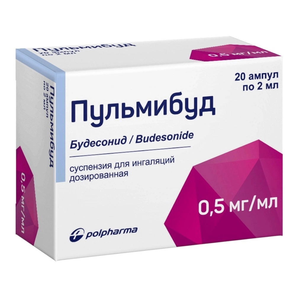 изображение Пульмибуд сусп. 0.5мг/мл-2мл N20 д/инг от интернет-аптеки ФАРМЭКОНОМ