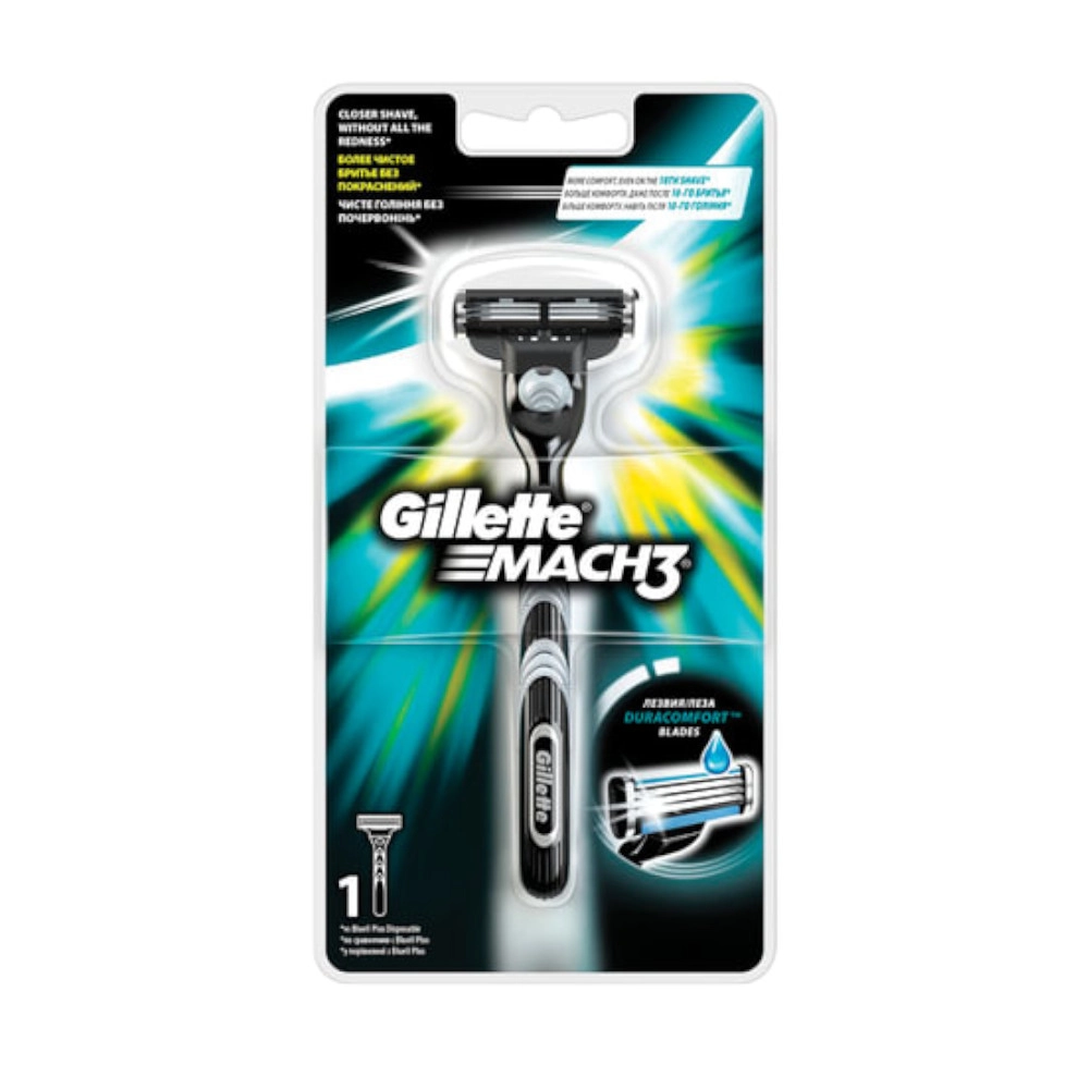 изображение Станок для бритья Gillette Mach3 1шт от интернет-аптеки ФАРМЭКОНОМ