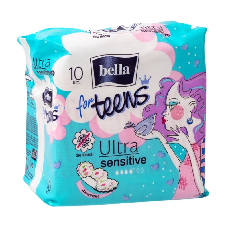 изображение Прокладки критич. BELLA Ultra sensitive for teens N10 от интернет-аптеки ФАРМЭКОНОМ