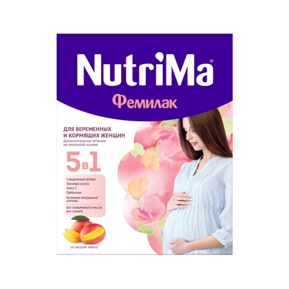 изображение Смесь NutriMa Фемилак для беременных и кормящих 350г от интернет-аптеки ФАРМЭКОНОМ