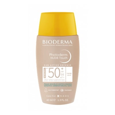 изображение BIODERMA Photoderm флюид тональный SPF50+ 40мл светлый тон от интернет-аптеки ФАРМЭКОНОМ