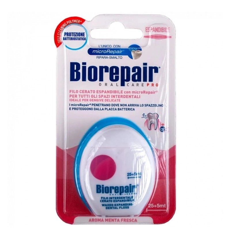 изображение Biorepair Filo Cerato Espandibile нить зубная вощеная расширяющаяся 30м от интернет-аптеки ФАРМЭКОНОМ