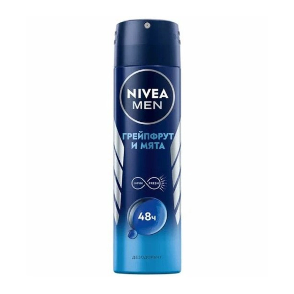 изображение Дезодорант-антиперспирант спрей Nivea men Грейпфрут и мята 150мл от интернет-аптеки ФАРМЭКОНОМ