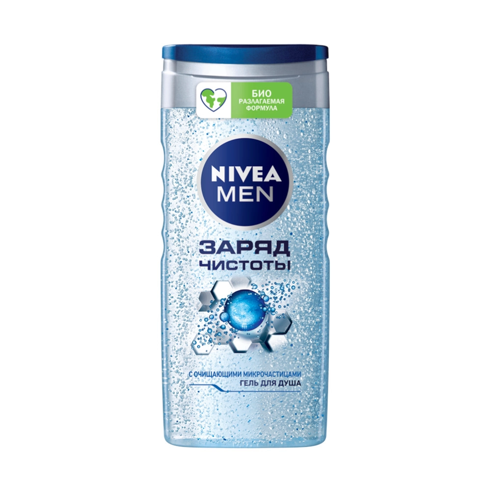 изображение Гель для душа Nivea For Men Заряд чистоты 250мл от интернет-аптеки ФАРМЭКОНОМ