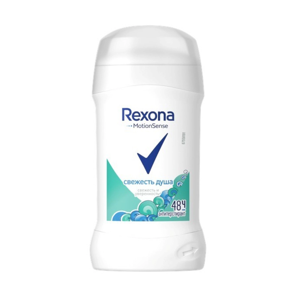 изображение Дезодорант-антиперспирант стик Rexona Свежесть душа 40мл от интернет-аптеки ФАРМЭКОНОМ