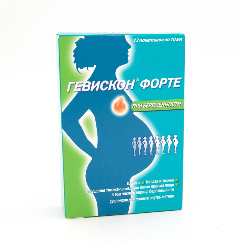 изображение Гевискон Форте сусп. 10мл N12 пак. вн мята,анис от интернет-аптеки ФАРМЭКОНОМ