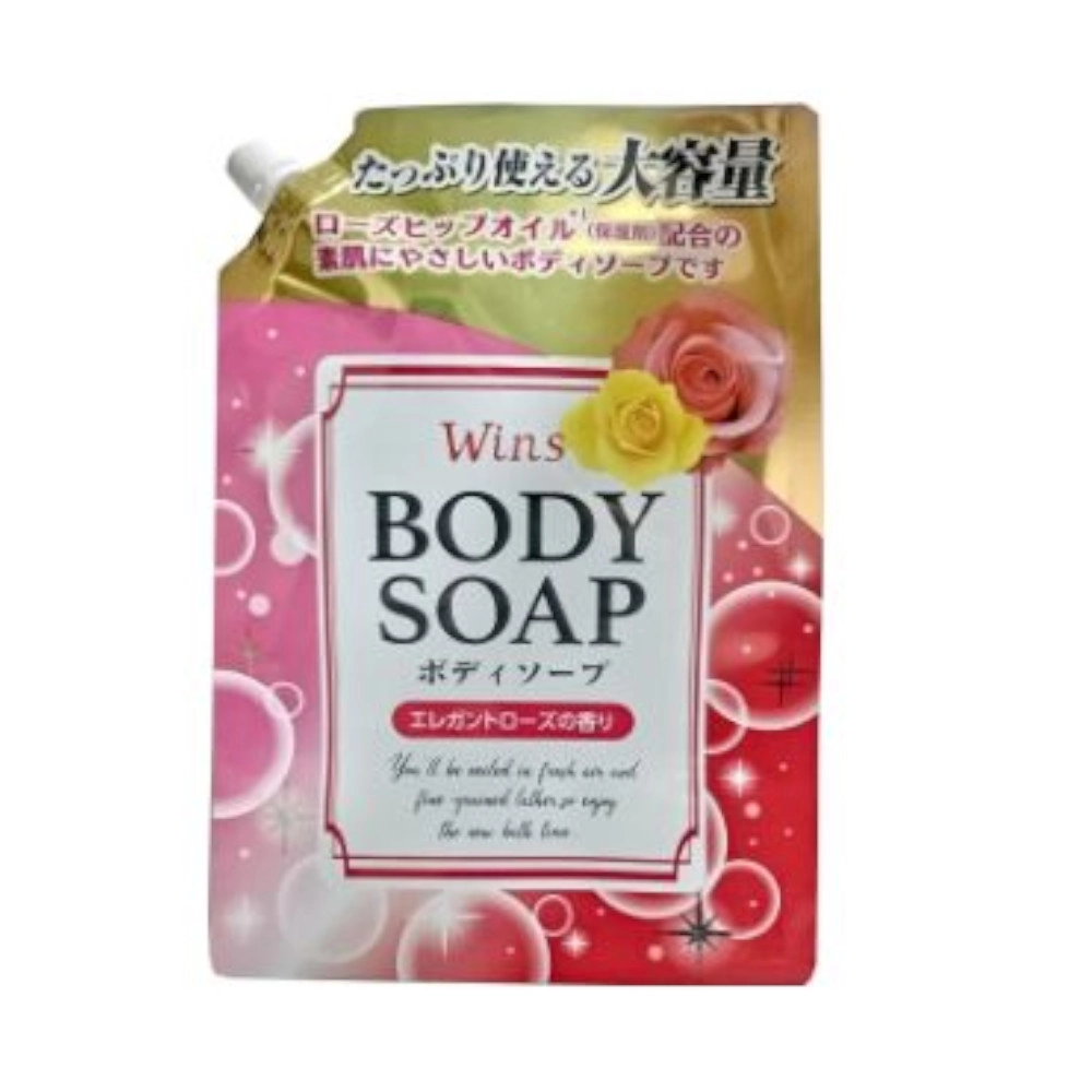 изображение Крем-мыло для тела Nihon Wins Body Soap Rose мягкая упаковка 900г от интернет-аптеки ФАРМЭКОНОМ