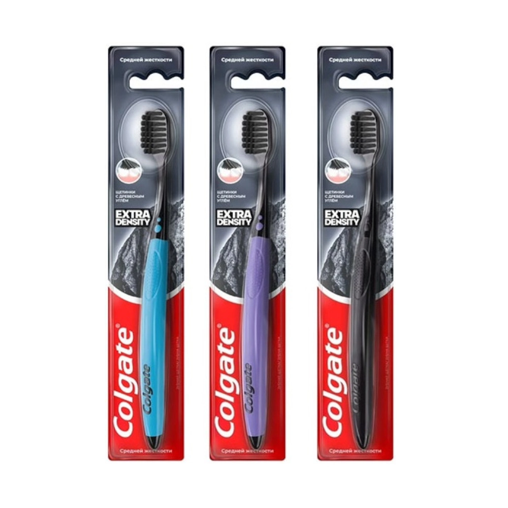 изображение Щетка зубн. Colgate Extra Density средн.ж-сти от интернет-аптеки ФАРМЭКОНОМ