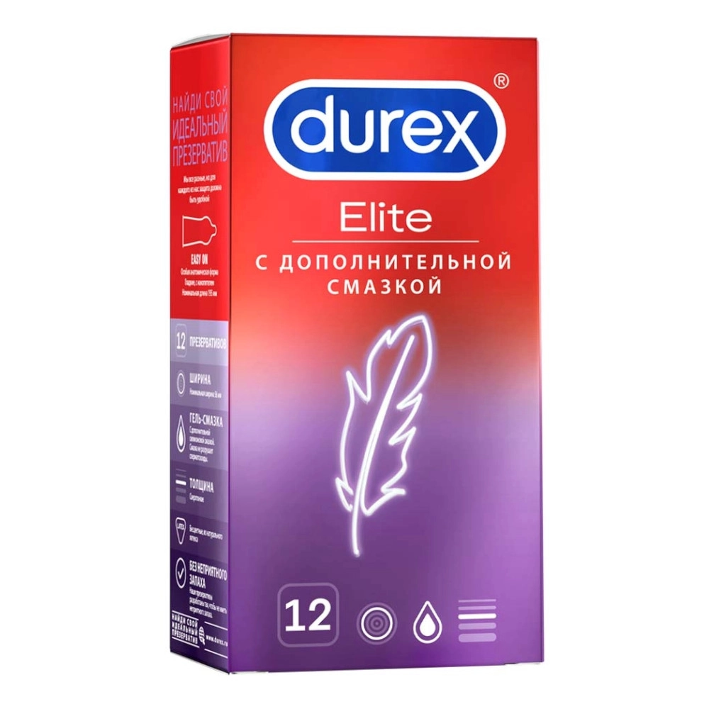 изображение Презервативы Durex N12 Elit от интернет-аптеки ФАРМЭКОНОМ