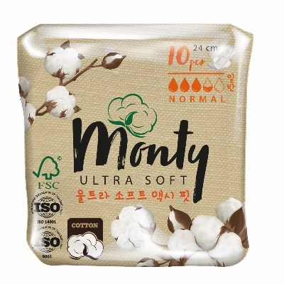 изображение Прокладки критич. Monty №10 ultra soft normal plus от интернет-аптеки ФАРМЭКОНОМ