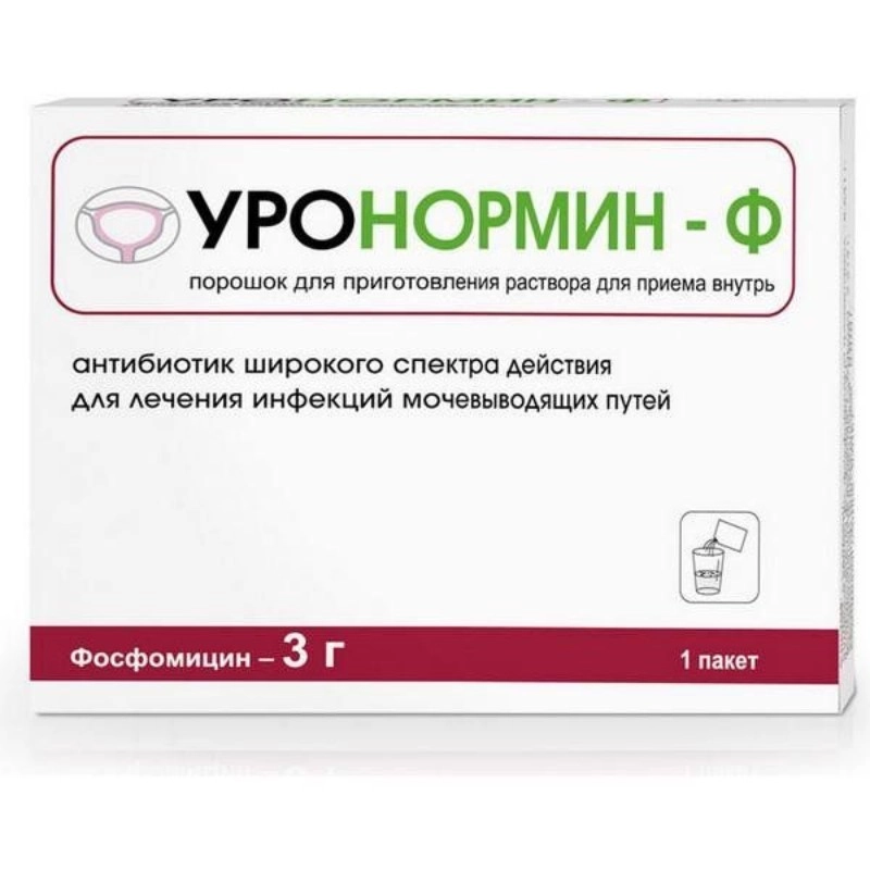 изображение Уронормин-Ф пор. 3г N1 вн от интернет-аптеки ФАРМЭКОНОМ