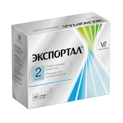 изображение Экспортал пор. 10г N20 пак. д/приг.р-р.вн.прим от интернет-аптеки ФАРМЭКОНОМ