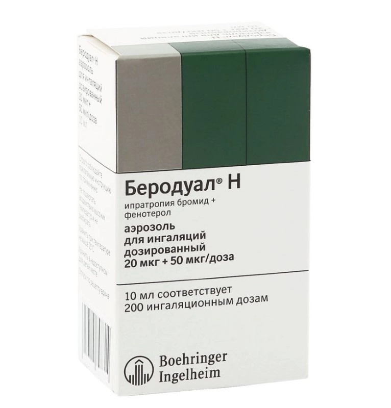 изображение Беродуал Н аэр. 20мкг+50мкг/доза-10мл-200доз д/инг от интернет-аптеки ФАРМЭКОНОМ