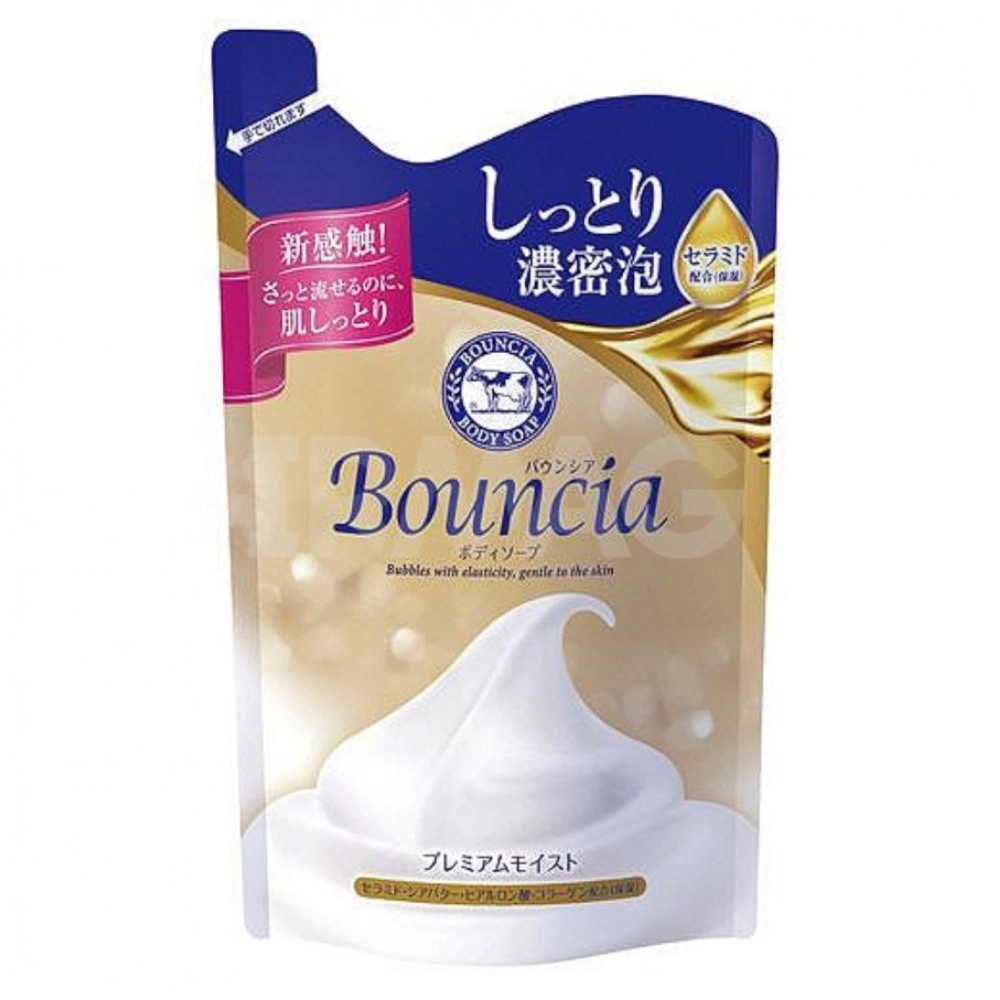 изображение COW Bouncia Жидкое мыло для тела сливочное Цветочное дой-пак 340мл от интернет-аптеки ФАРМЭКОНОМ