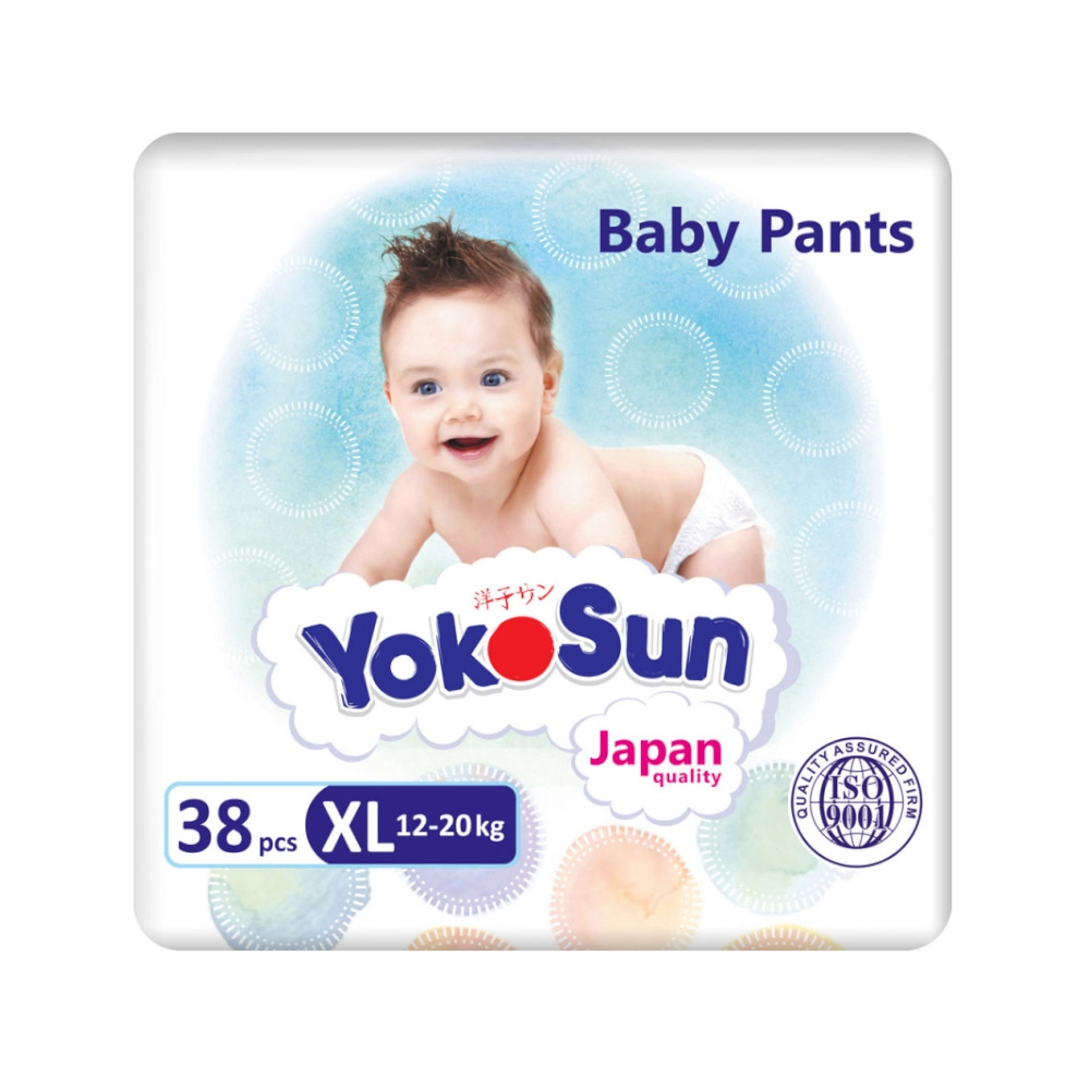 Подгузники-трусики YokoSun Baby Pants XL 12-20 кг 38шт по цене 1 190 Р в  Иркутске: заказать в интернет-аптеке ФАРМЭКОНОМ