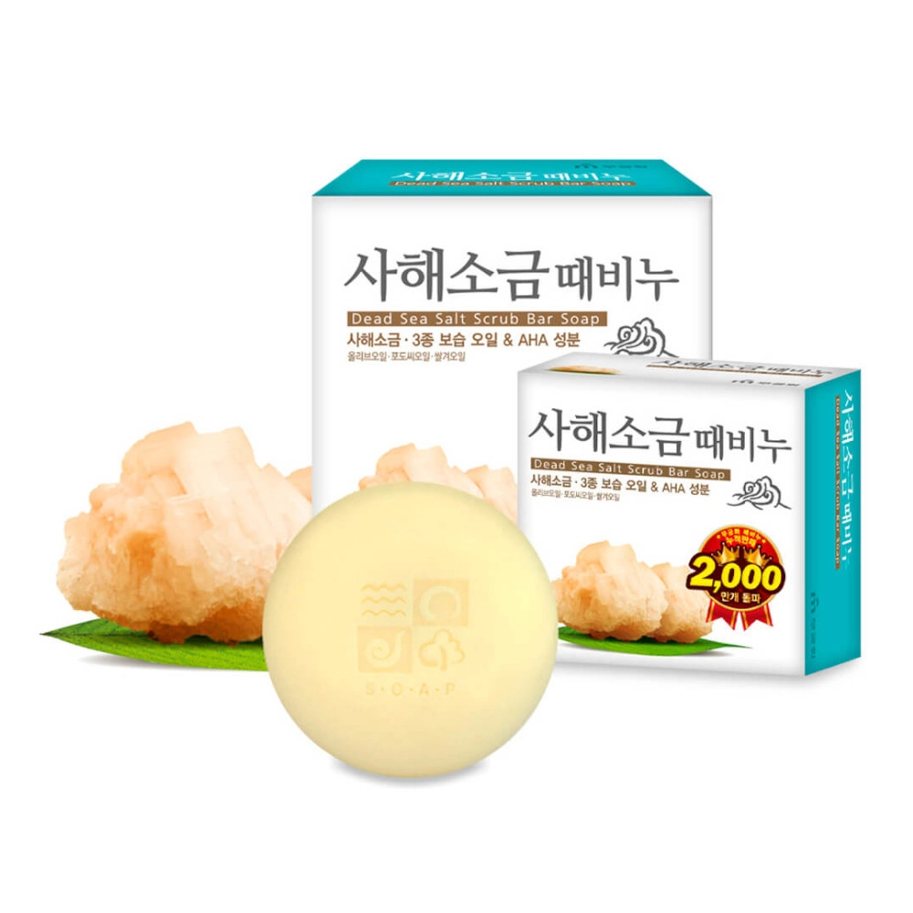 изображение Мыло-скраб для тела Mukunghwa Dead Sea Mineral Salt Body Soap 100г от интернет-аптеки ФАРМЭКОНОМ