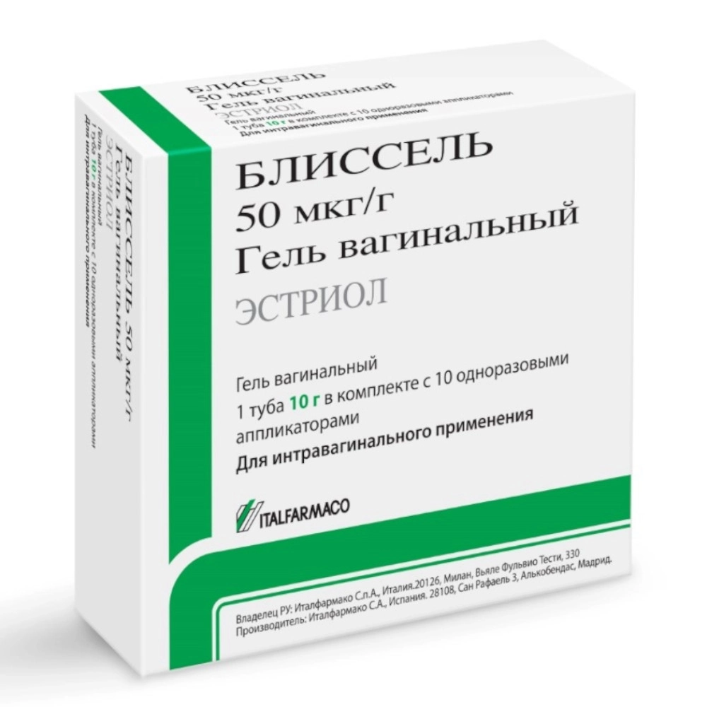 изображение Блиссель гель 50мкг/г 10г туба ваг с 10 апплик. от интернет-аптеки ФАРМЭКОНОМ