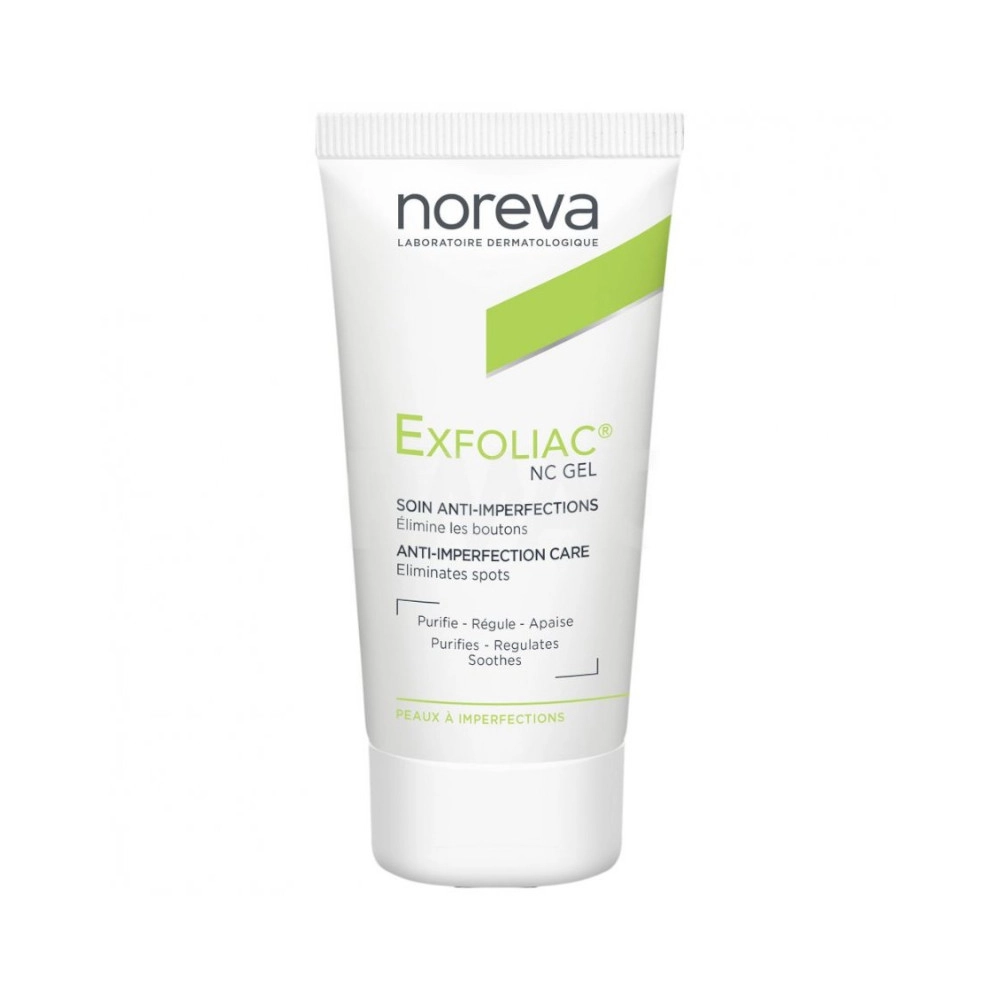 изображение noreva Exfoliac гель-NC локальный уход для лица с Ниацинамидом 30мл от интернет-аптеки ФАРМЭКОНОМ