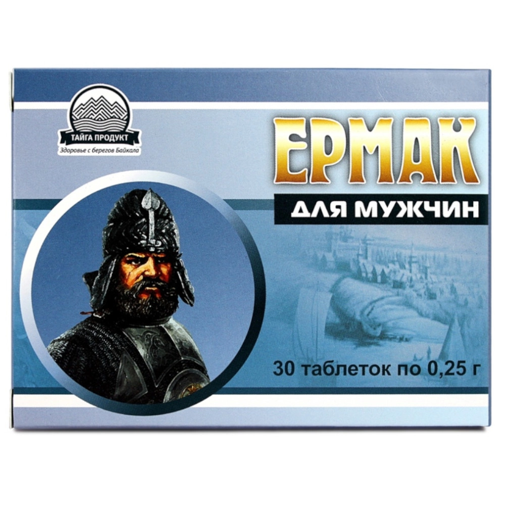 изображение Ермак таб. 0.25г N30 вн от интернет-аптеки ФАРМЭКОНОМ