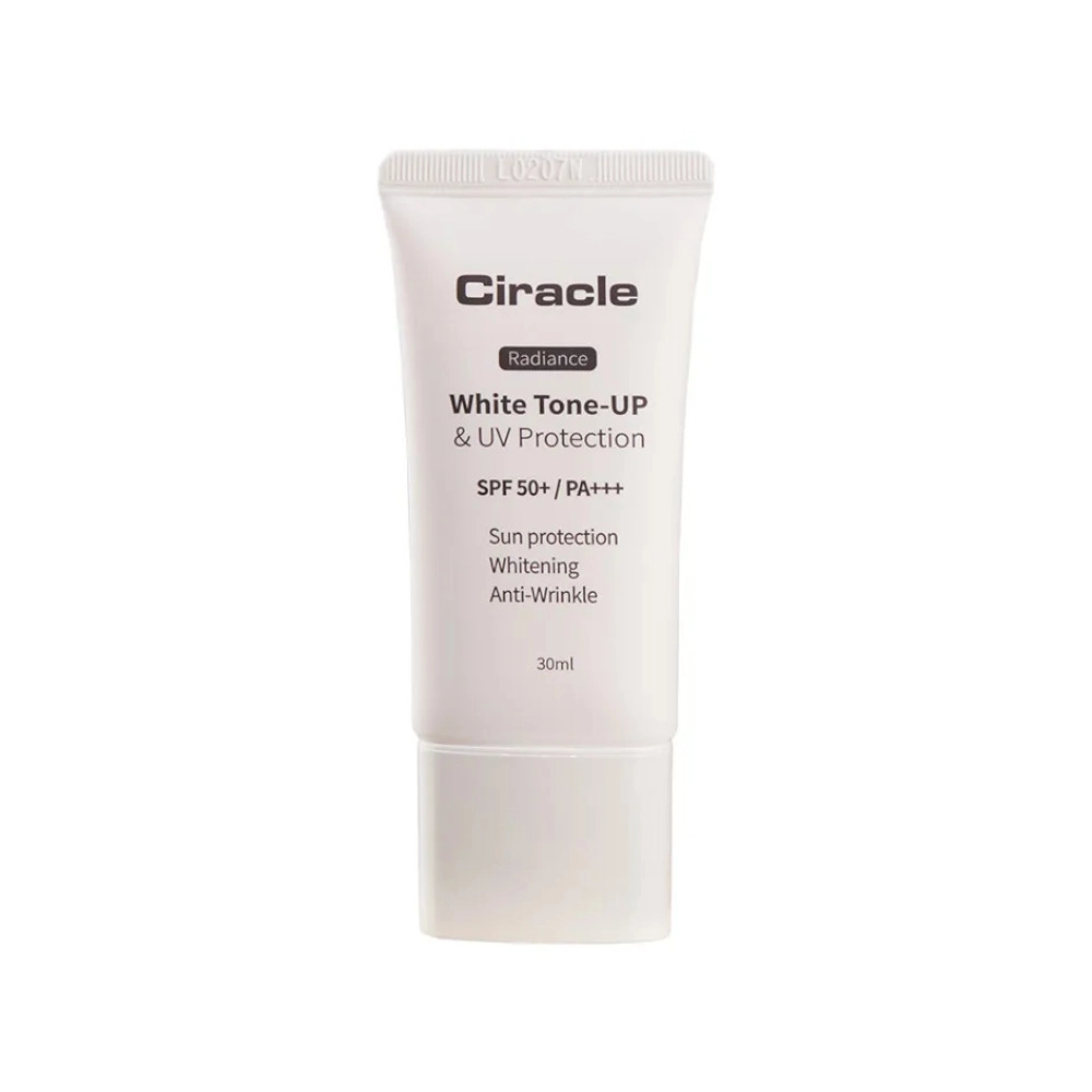 изображение Солнцезащитный крем Ciracle Radiance White Tone-Up & UV Protection SPF50+ PA светляющий 30мл от интернет-аптеки ФАРМЭКОНОМ