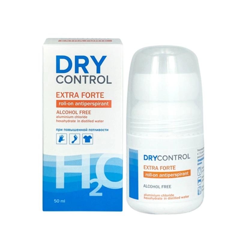 изображение DRY CONTROL EXTRA FORTE H2O ролик от обильного потоотделения 50мл от интернет-аптеки ФАРМЭКОНОМ