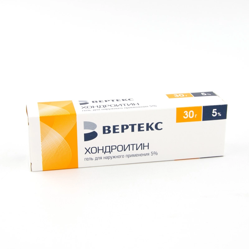 изображение Хондроитин-Вертекс гель 5%-30г туба наруж от интернет-аптеки ФАРМЭКОНОМ